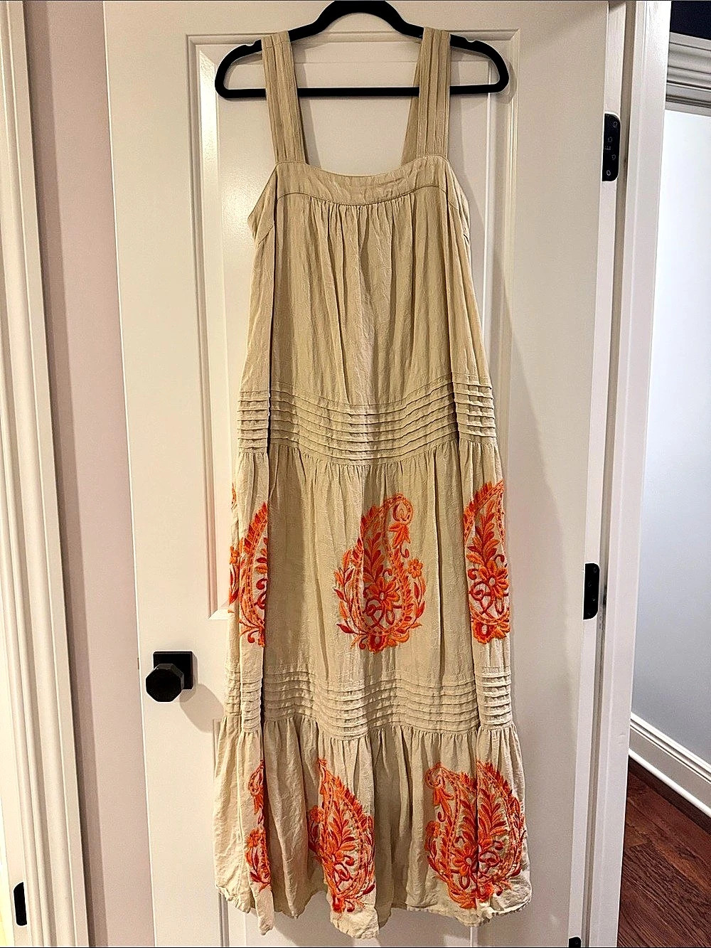 Anthropologie Floral Maxi Dress Size Small